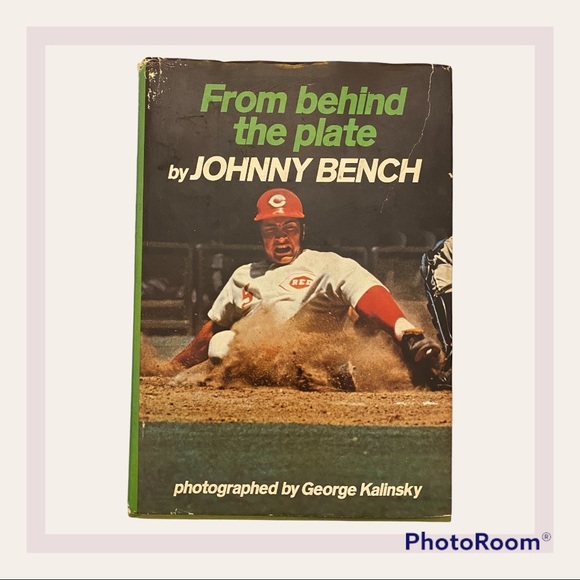 From Behind the Plate Book by Johnny Bench - Picture 1 of 2